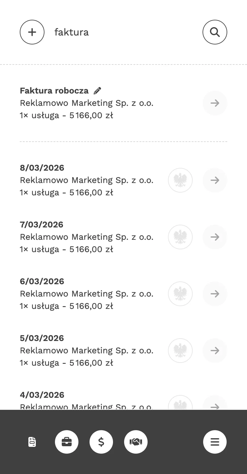 Eleganckie Faktury na smartfonie